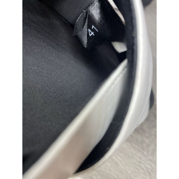 Roam White Leather Ribbon Open Toe Straps Slides Sandals Women Sz 41EU/10.5M US - Picture 11 of 16